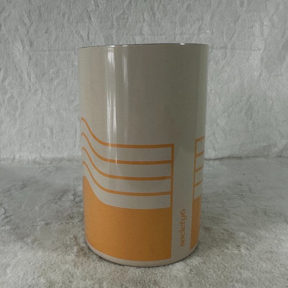 SOCIETY6  Wine Chiller in Peach Ripples - Picture 1 of 7